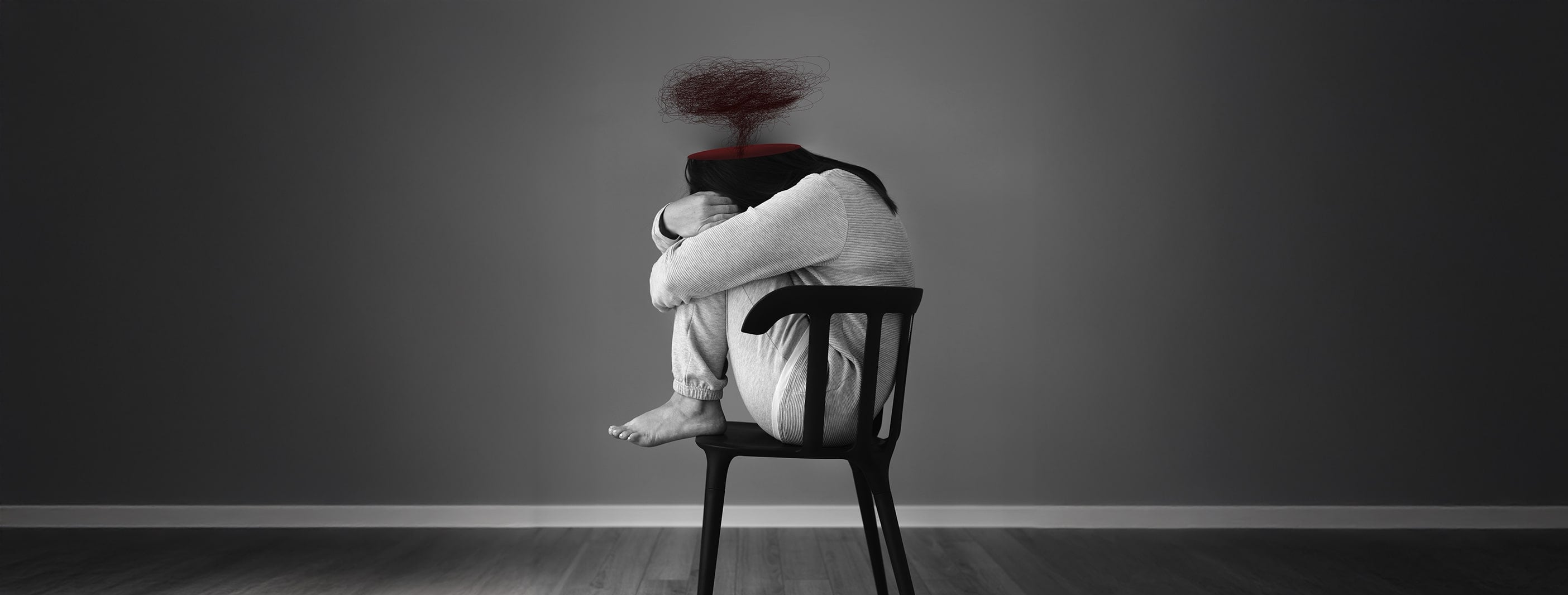 Yardım eli uzatan bir el, depresyonla mücadele ve destek